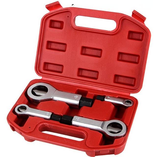 4pc/set 9-27mm Rusty Nut Splitter Damaged Bolt Nut Extractor Set Screw Separator Remover Cutting Tools Screw Breaker Set