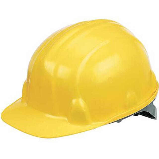 Yellow Safety Adjustable Hard Hat Protection Building Work Site Builders