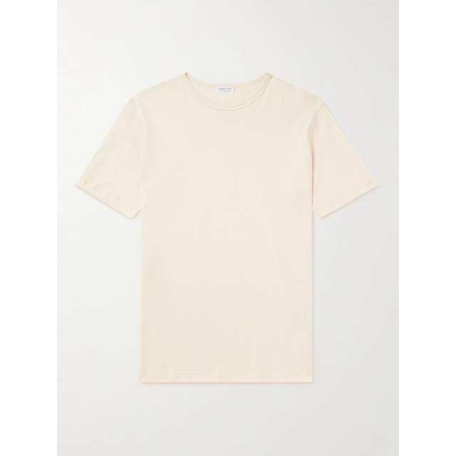 Sunspel - Supima Cotton-Jersey T-Shirt - Men - Neutrals - L