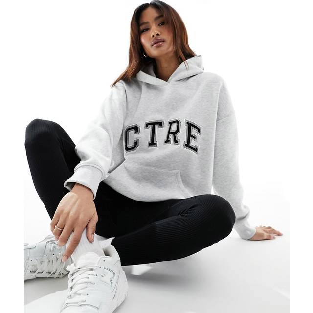 Ctre Oversized Hoodie - Grey Marl - Gray