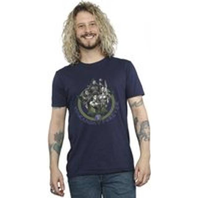 Black Panther Wakanda Forever Group Ring Pose T-Shirt - Navy - XL
