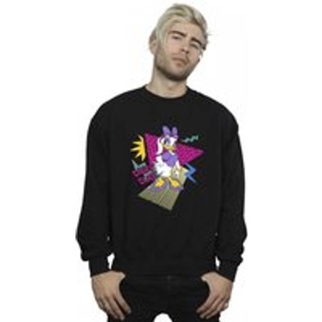 Disney Mens Daisy Duck Cool Sweatshirt XL black