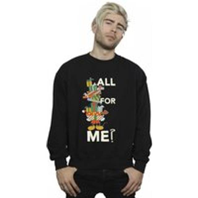Mickey Mouse Presents All For Me Sweatshirt - Black - 5XL