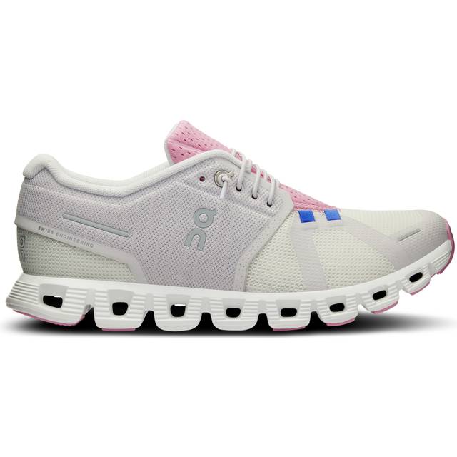 ON RUNNING Women&apos;s Cloud 5 Push Ivory Blossom Trainers Size: 5.5, Colo