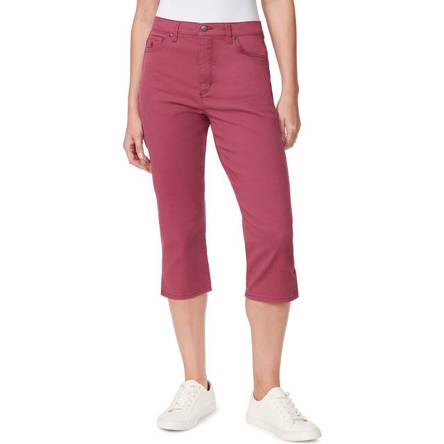 Gloria Vanderbilt Women's Plus Size Amanda Capri Jean  RUBARB JAM  16