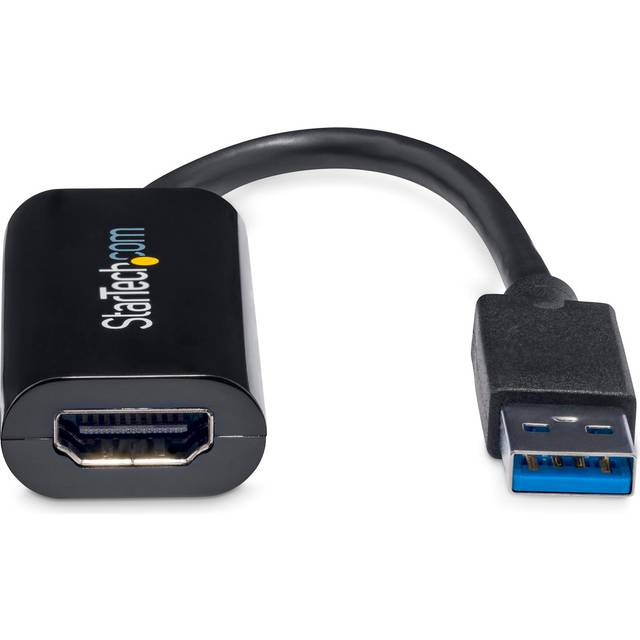 StarTech.com USB 3.0 to HDMI Adapter, 1080p (1920x1200), Slim/Compact USB to HDMI Display Adapter Converter for Monitor, USB Type-A External Video &