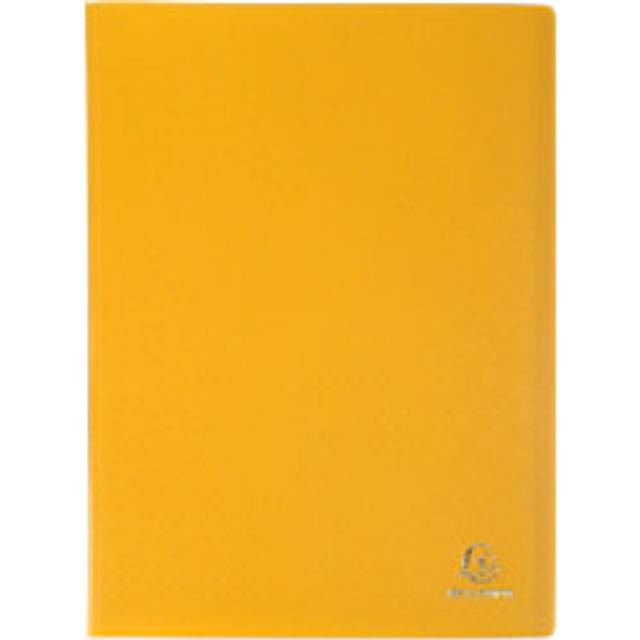 Exacompta OpaK Display Book 60 Pockets A4 Yellow Pack of 8