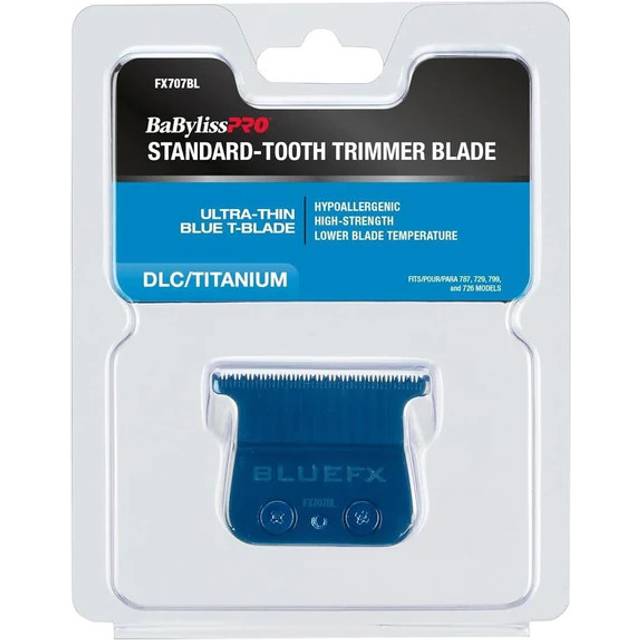 Babyliss Pro Bluefx (blue Fx) Dlc Titanium Standard Tooth Blade (fx707bl)