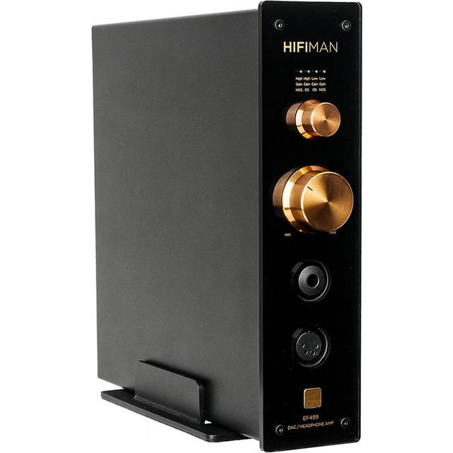 HIFIMAN EF499 skrivbordsbalanserade hörlurar DAC& förstärkare med R2R-arkitektur, XLR/RCA/6,35 mm utgång för hemljud DAC, med stöd för strömning av media