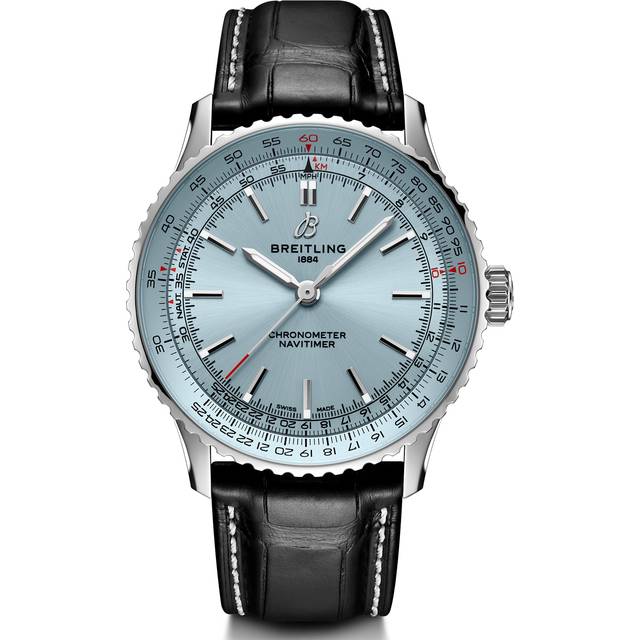 Breitling Navitimer Automatic 41 Light Blue Leather