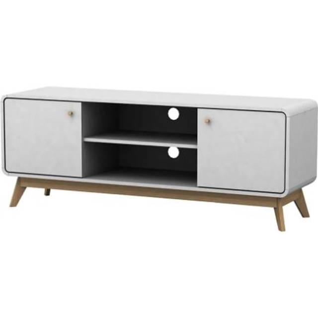 Caitlin TV-bord - hvid