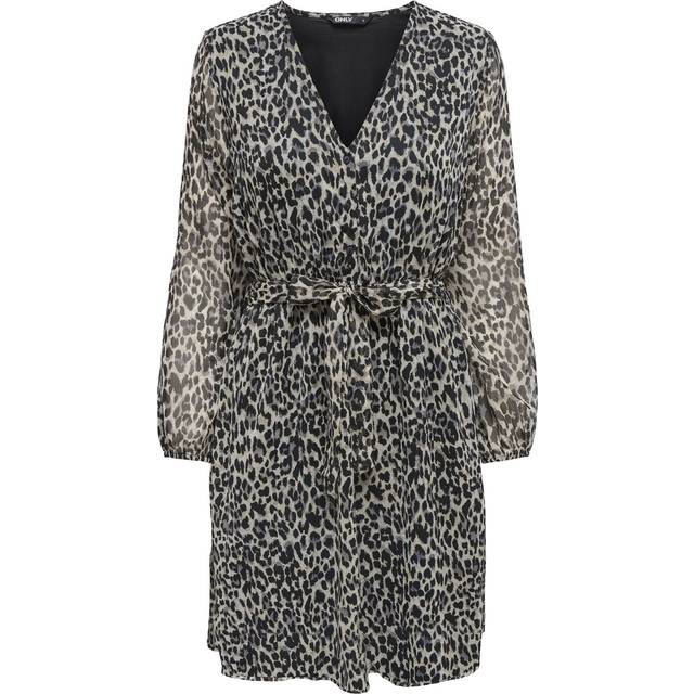 Short dress 3/4 woman Only onlcera - Beige