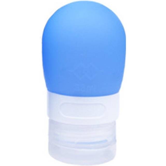 (Blue, 60ml) Silicone Travel Bottle Portable Refillable Toiletries Bottles