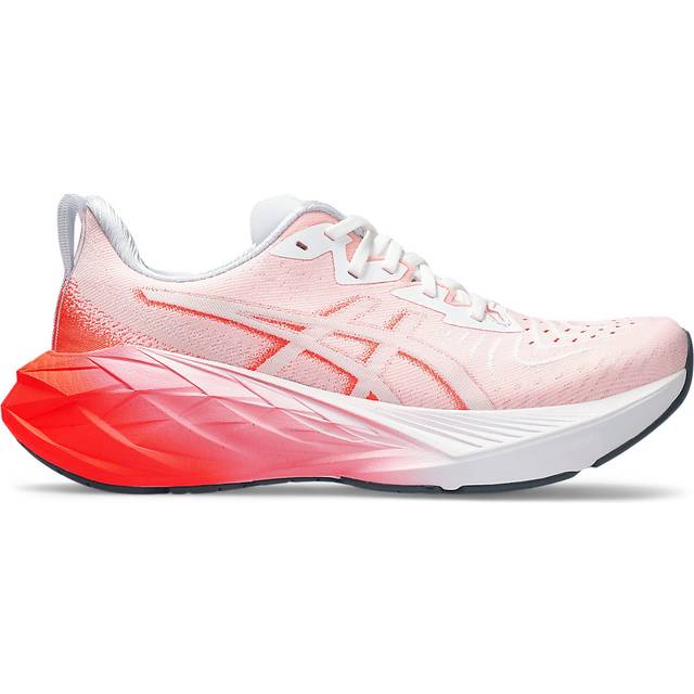 ASICS Novablast 4 Damsneakers, White Sunrise Red, 39.5 EU