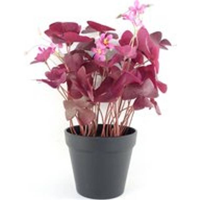 100cm Realistic Artificial Azalea Pink Flowers Potted Plant with Copper Metal Planter