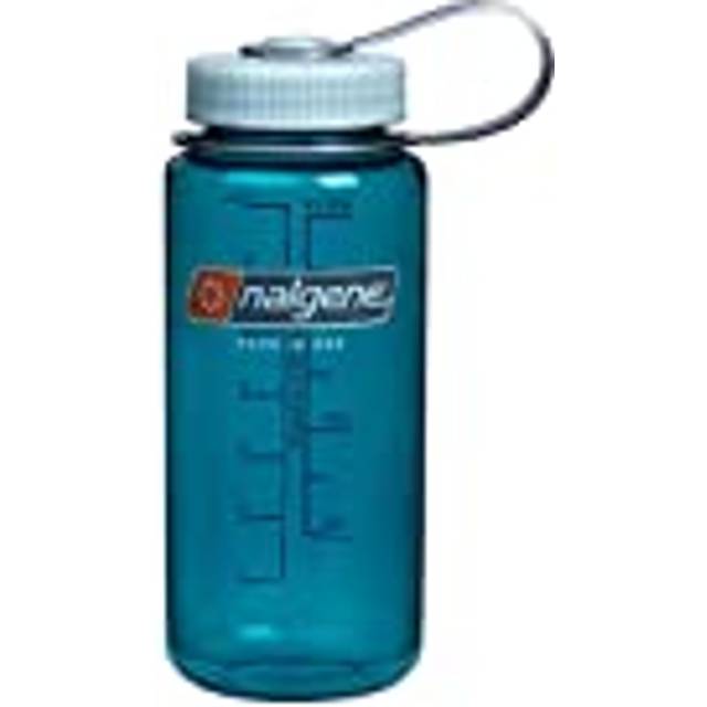 Nalgene Tritan Wide Mouth BPA-Free Water Bottle  Trout Green  16 oz