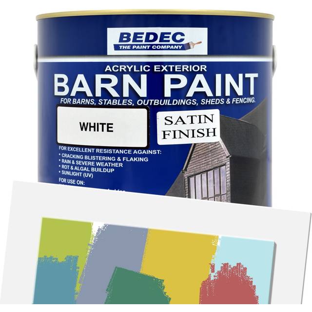 Bedec Barn Paint - Woodland Green - Semi-Gloss - 2.5 Litres