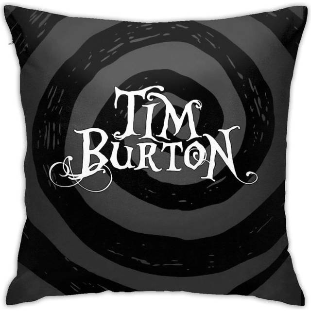 Tim Burton Home Decorative Throw Pillow Covers Bed Sofa Couch Cushion Square Pillow Case 18x18 Inch