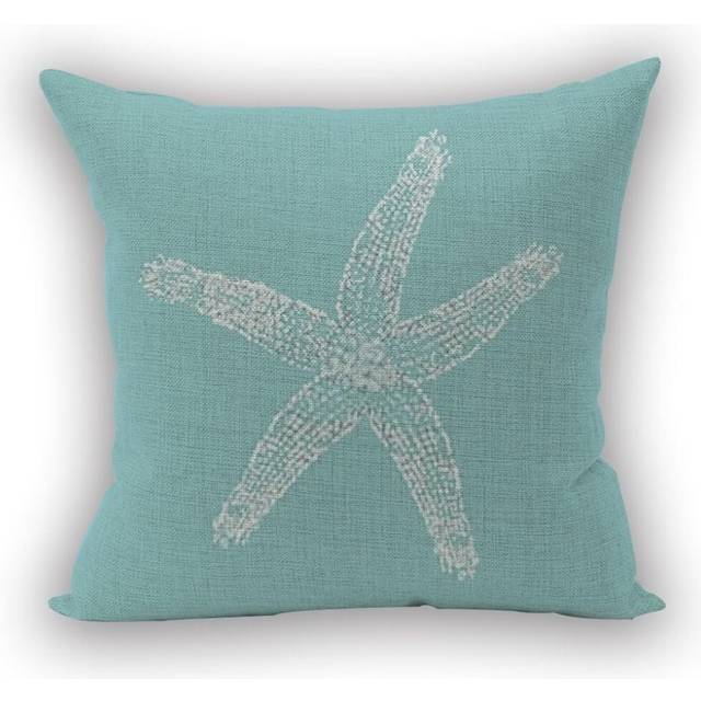 Flax Print Decorative Pillow Cover Cushion Cover Home Decor 18x18 Inch Life C