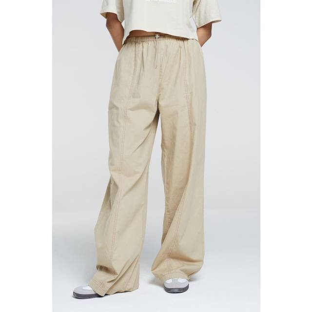 Brave Soul Stone Cotton Libby Parachute Trousers - 8