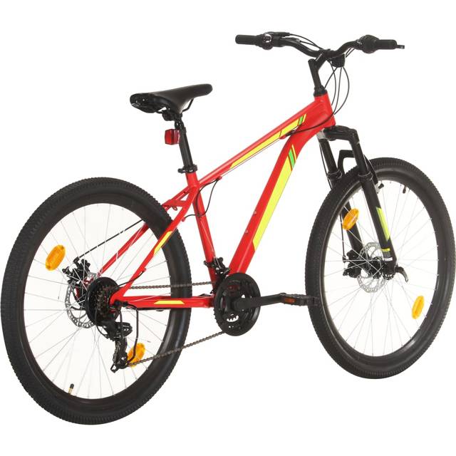VidaXl Mountainbike 21 Växlar 26-Tums Däck 36 Cm Röd