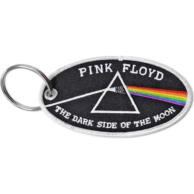 Pink Floyd Dark Side Of The Moon Oval Double Sided Patch Keyring