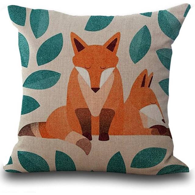 Throw Pillow Covers Cover Cushion Sofa Print Bed Case Home Decoration Case for Home Decor, Sofa , Party 18x18 Inch