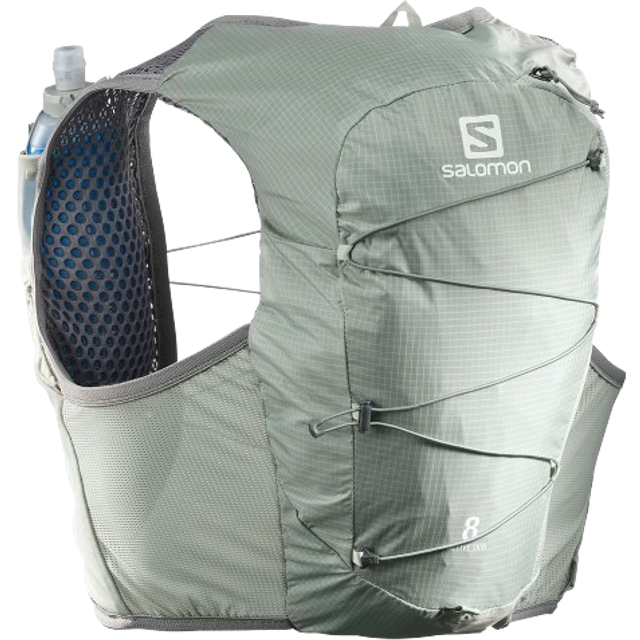 SALOMON Hydration Vest Rucksack Backpack ACTIVE SKIN 8 SET Skin 8 LC1758000 S WROUGHT SAGE (Active Set) IRON/SEDONA