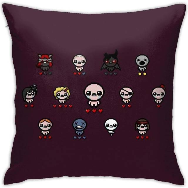 "The Binding Of Isaac2 Cushion Throw Pillow Cover Decor Pillow Case For Sofa Bedroom 18""x18"""