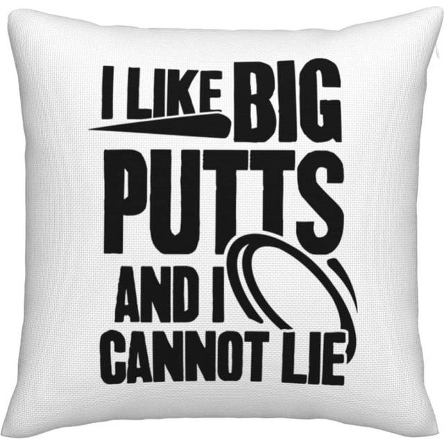 I Like Big Putts And I Cannot Lie Imitation Linen Throw Pillow Covers Decorative  Pillowcase Square Cushion Covers