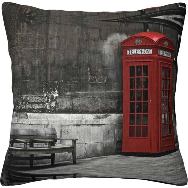 British Phone Booth Pillow Case Covers Print Decorative Throw Pillow Covers For Room Sofa cmxcm