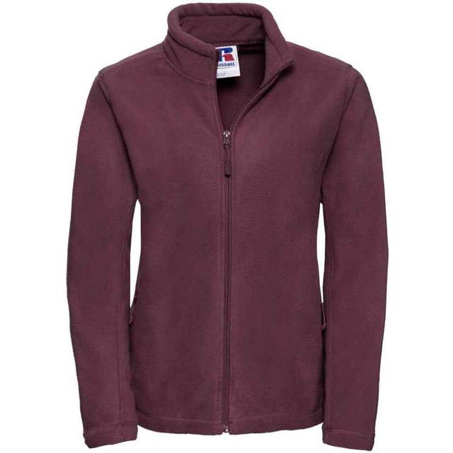 (S, Burgundy) Russell Womens/Ladies Outdoor Fleece Jacket