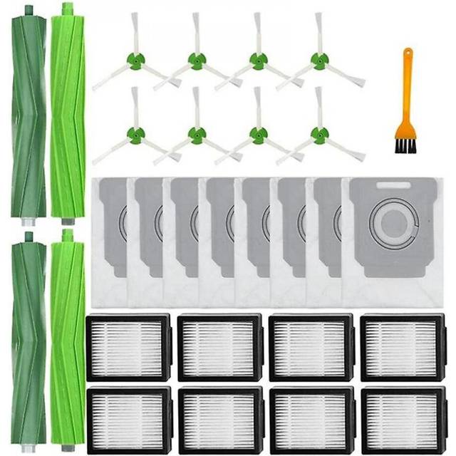 Main side brush filter and dust bag replacement for iRobot Roomba i3 i3+ i4 i6 i6+ i7 i7+ i8 i8+ E5 E6 E7 Robot Vacuum