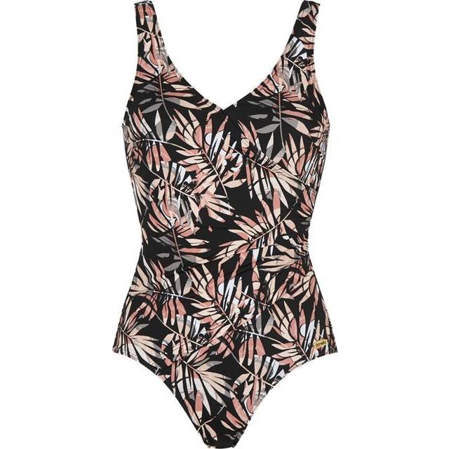 Damella Julia Basic Swimsuit - Black pattern-2 - 46