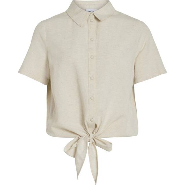 Front Knot Short Sleeved Shirt