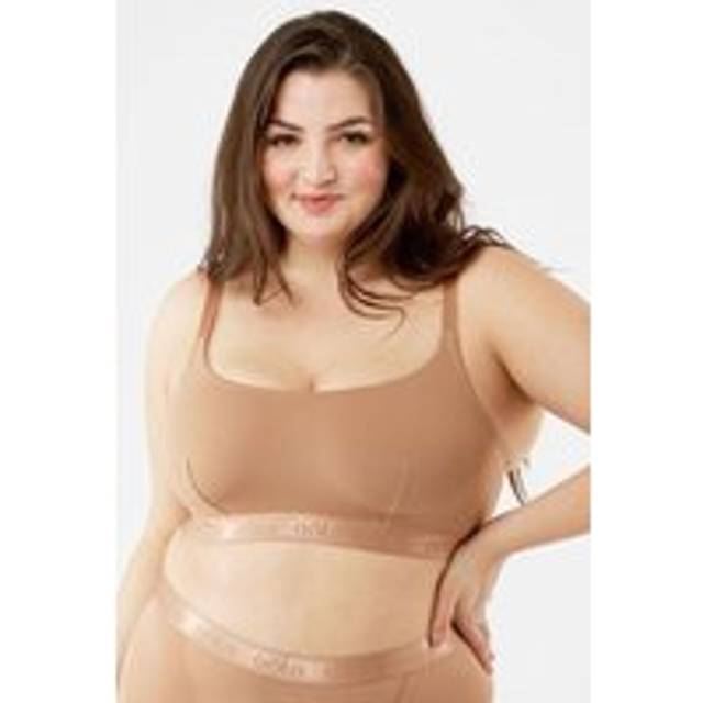 Womens Everyday Hidden Underwired Bralette - Brown - 38FF