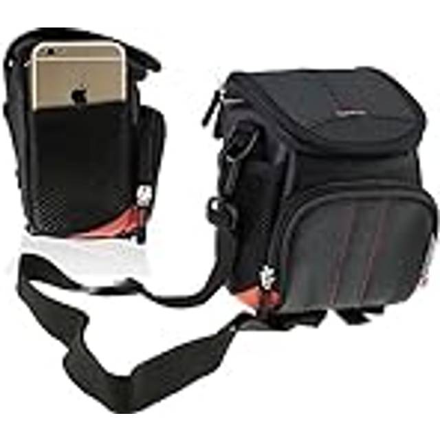 Navitech black camera bag for canon powershot g7 x mark iii digital camera