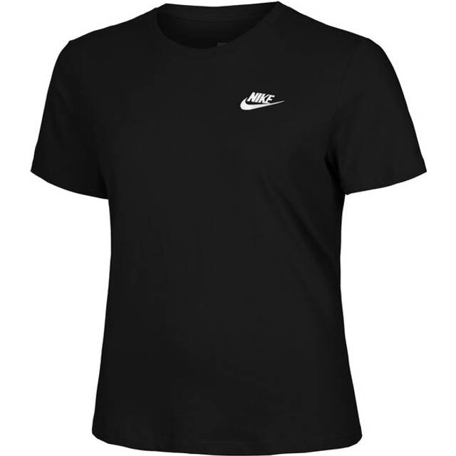 Nike T-shirt Nsw Club - Svart/vit Dam - ['Orange'] (X-Large)