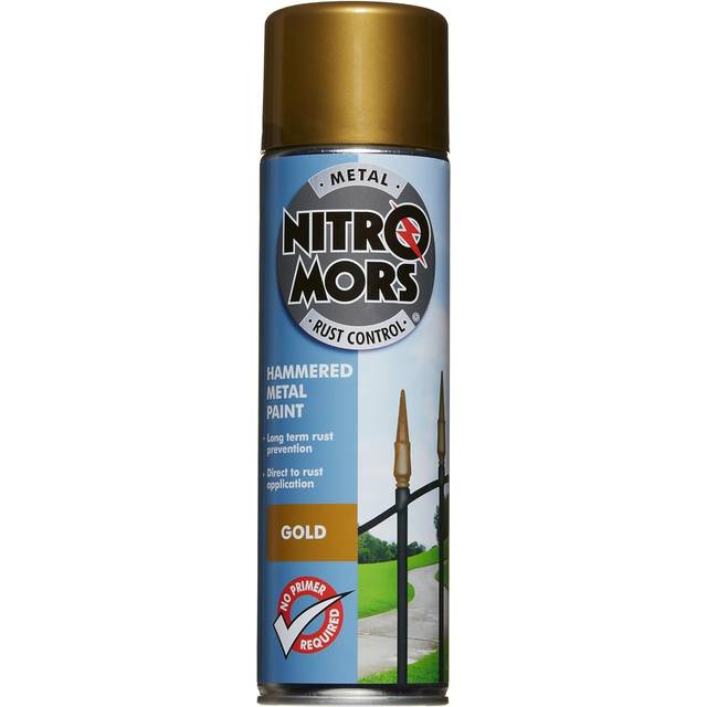 Nitromors Anti-Rust Hammered Metal Paint Gold 500ml