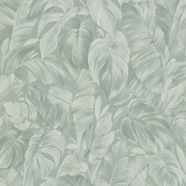 (Sage Green 10416-07) Erismann Abode Play of Light Palm Leaves Wallpaper