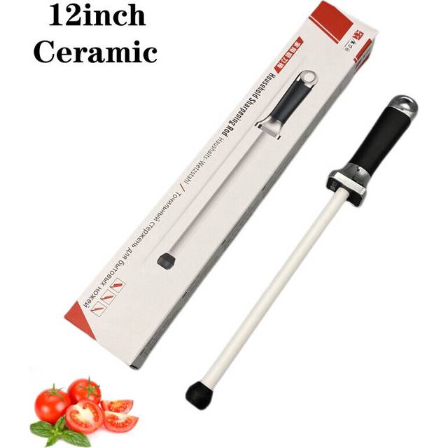 (a-TG2006 knife sharpener) V-SAN 10/12inch Ceramic Sharpeners Rod/Steel Knife Sharpeners Diamond Grinding Knive Tools Grit 1000# Sharpening Machines T