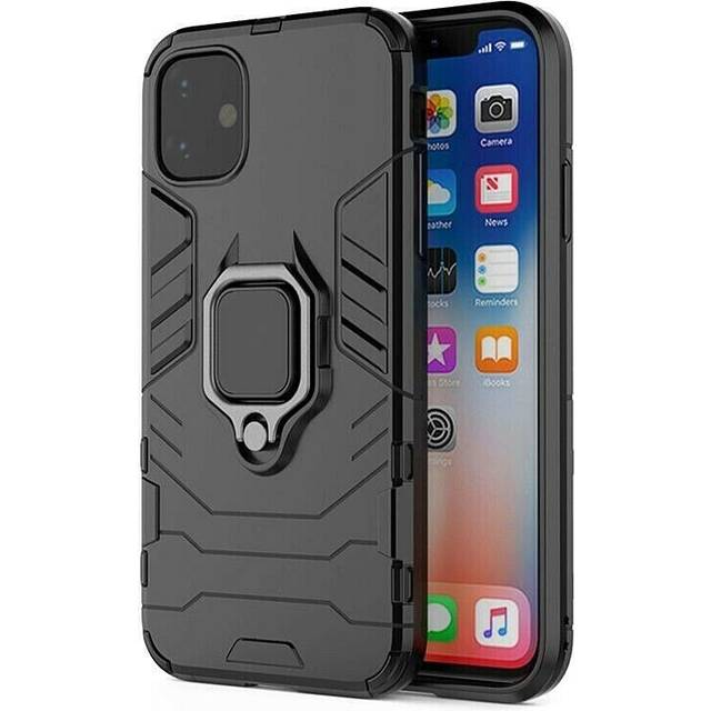 iPhone 13 Pro Max Skal Med Ring & Ställfunktion Svart