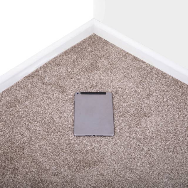 (3m x 4m Width) Cream Pearl Shade Thick Saxony Carpet