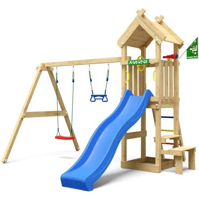Lektorn Jungle Gym Totem Modul 200 Gungmodul & Blå Rutschkana