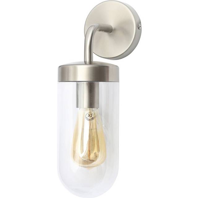 (Stainless Steel) Litecraft Reeth Industrial Outdoor Wall Light