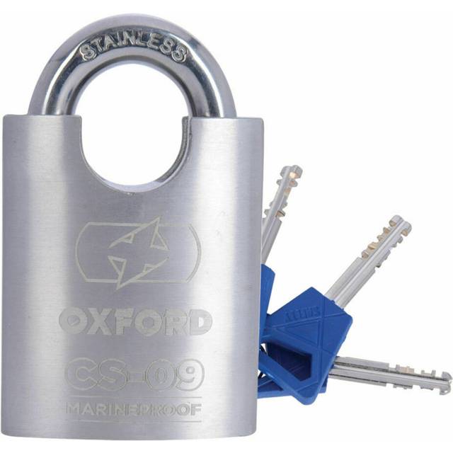 Oxford CS09 Marine Stainless Steel Padlock - 60mm?Corrosion Resistant?Marine Use