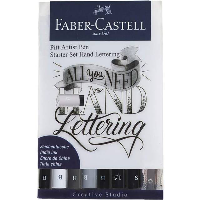 Faber-Castell Pitt Artist Pen Starter Set of 9