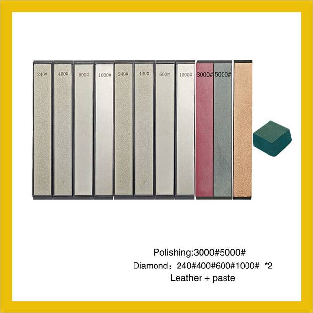 (a-4J 4J 2B PG choice) Diamond Sharpening Stone Knife Sharpener Replacement Fixed Angle System Grinding Bar Diamond Whetstone Oil Stone