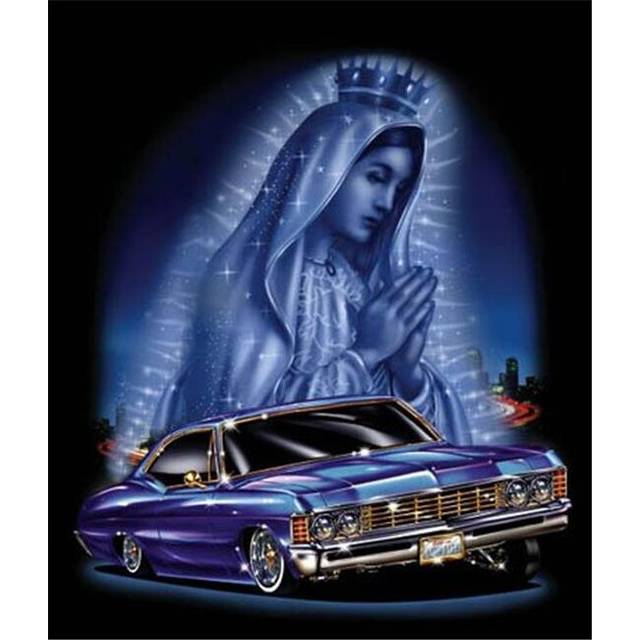 Hot Stuff 1082-08x10-RE 8 x 10 in. Virgin City Religious Poster Print