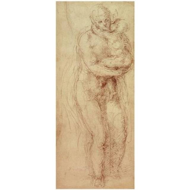 Madonna & Child Poster Print by Michelangelo Buonarroti - 18 x 24 in.